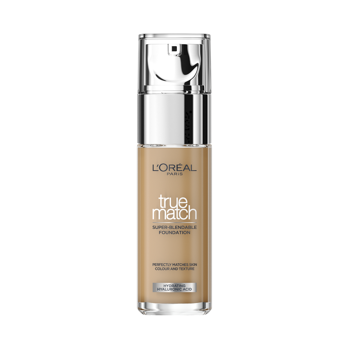 Fond de ten infuzat cu acid hialuronic True Match 7DW Golden Amber, 30ml, L'Oreal Paris