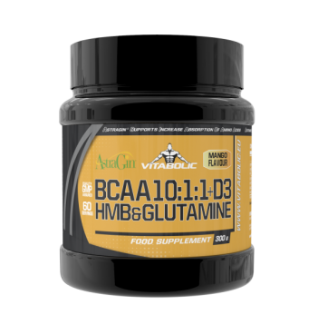 Aminoacizi pudra BCAA 10:1:1 Glutamine HMB Cola, 300g, Vitabolic
