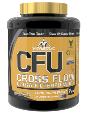CFU Lean Mass Builder Whey Vanilla Hazelnut, 2kg, Vitabolic