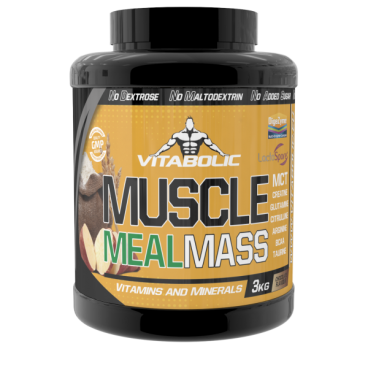 Muscle Meal Mass cu aroma de Ciocolata Rocher, 3kg, Vitabolic