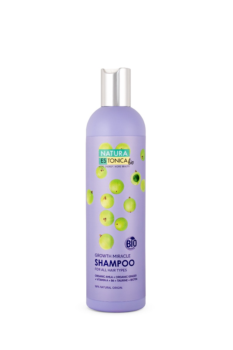 Sampon pentru stimularea cresterii parului Hair Growth Miracle, 400ml, Natura Estonica