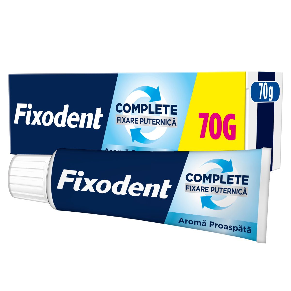 Crema adeziva pentru proteza dentara Original Complete, 70g, Fixodent