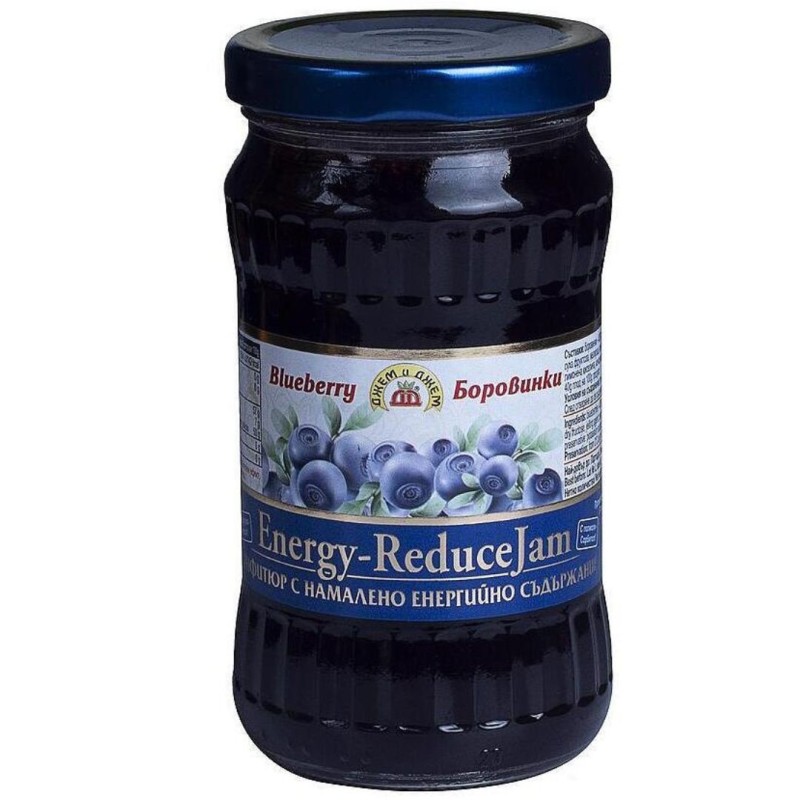 Gem de afine fara zahar, 340g,  Jam&Jam
