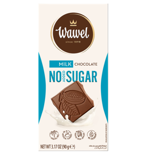 Ciocolata cu lapte fara zahar adaugat, 90g, Wawel