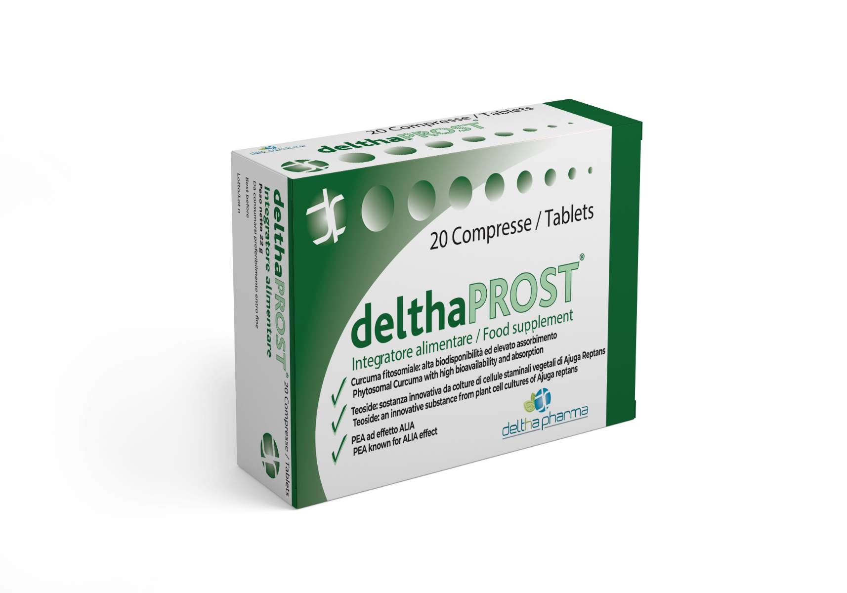 Delthaprost pentru prostata, 20 tablete, Novo Pharma