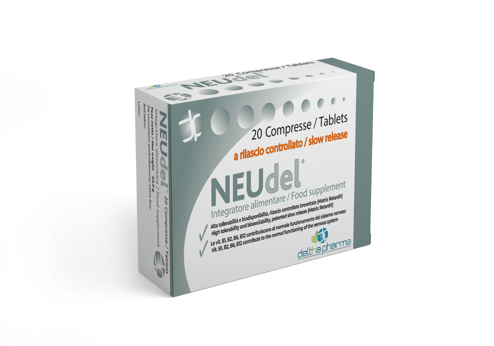 Neudel pentru sustinerea functiei nervoase, 20 tablete, Novo Pharma