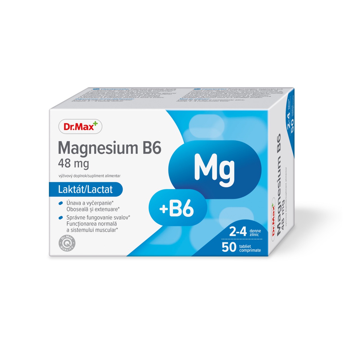 Dr. Max Magnesium B6, 50 comprimate