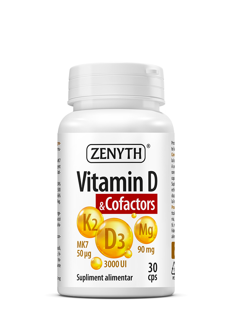 Vitamin D & Cofactors, 30 capsule, Zenyth