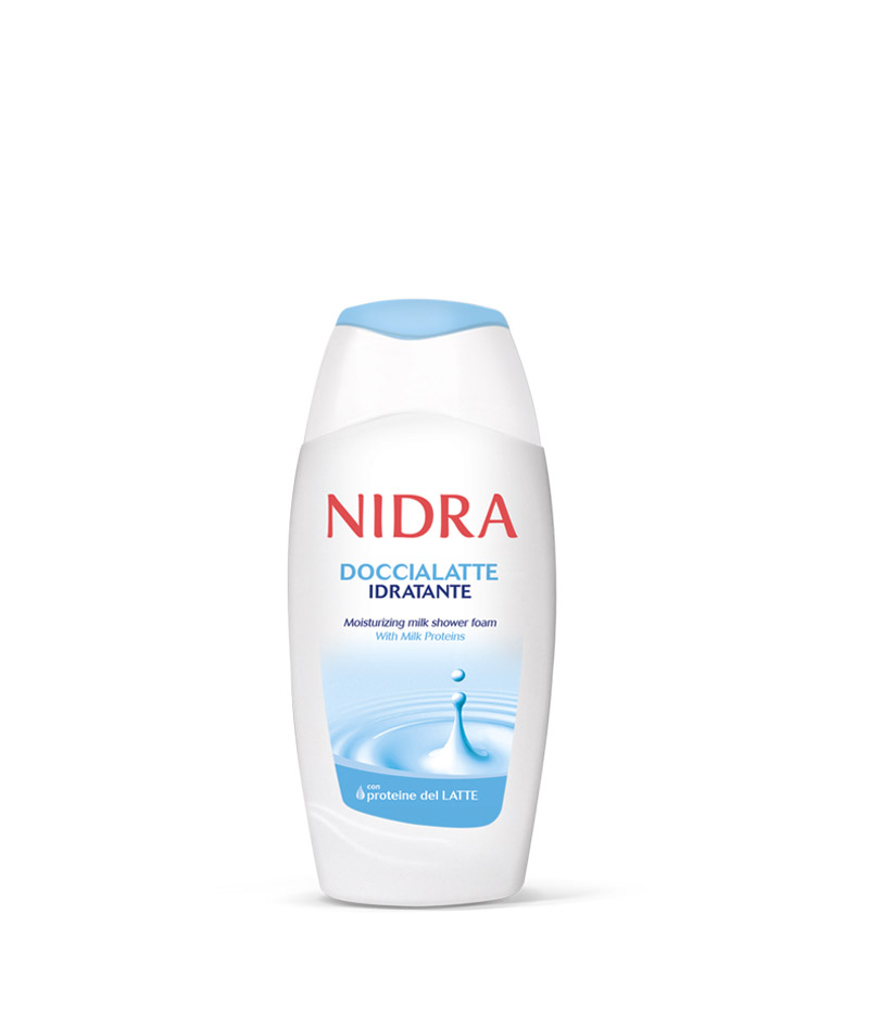 Gel de dus si spuma de baie cu proteine din lapte hidratant, 250ml, Nidra