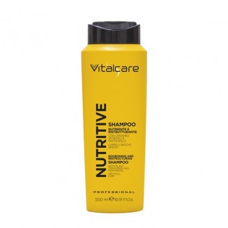 Sampon restructurant pentru par uscat si tern Nutritive, 500ml, Vitalcare