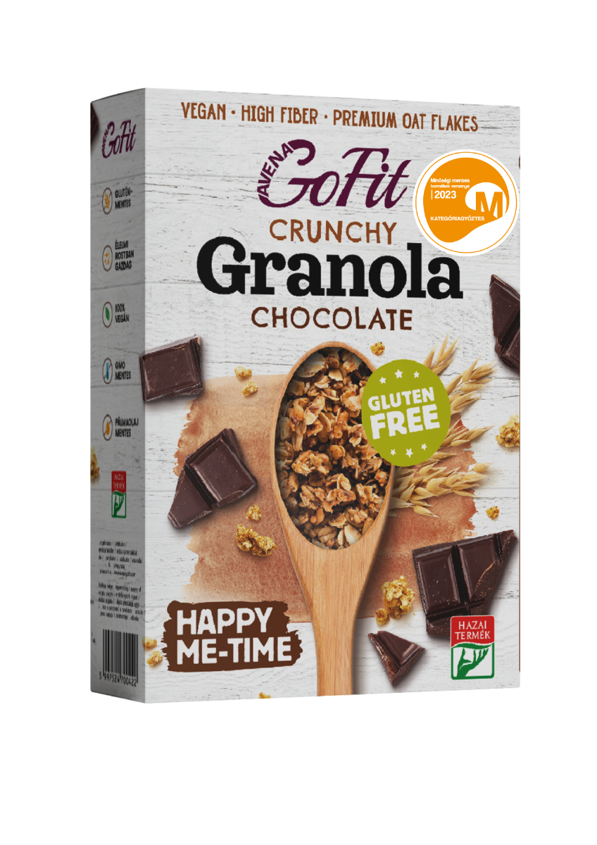 Granola cu ciocolata fara gluten, 250g, Avena GoFit