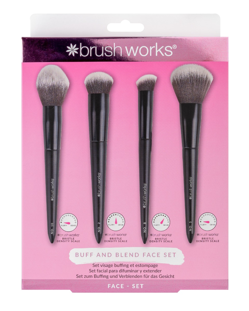 Set 4 pensule pentru Buff & Blend, 1 bucata, Brushworks