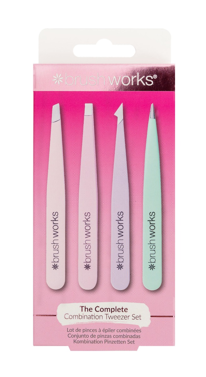 Set 4 tipuri de pensete Pastel, 1 bucata, Brushworks