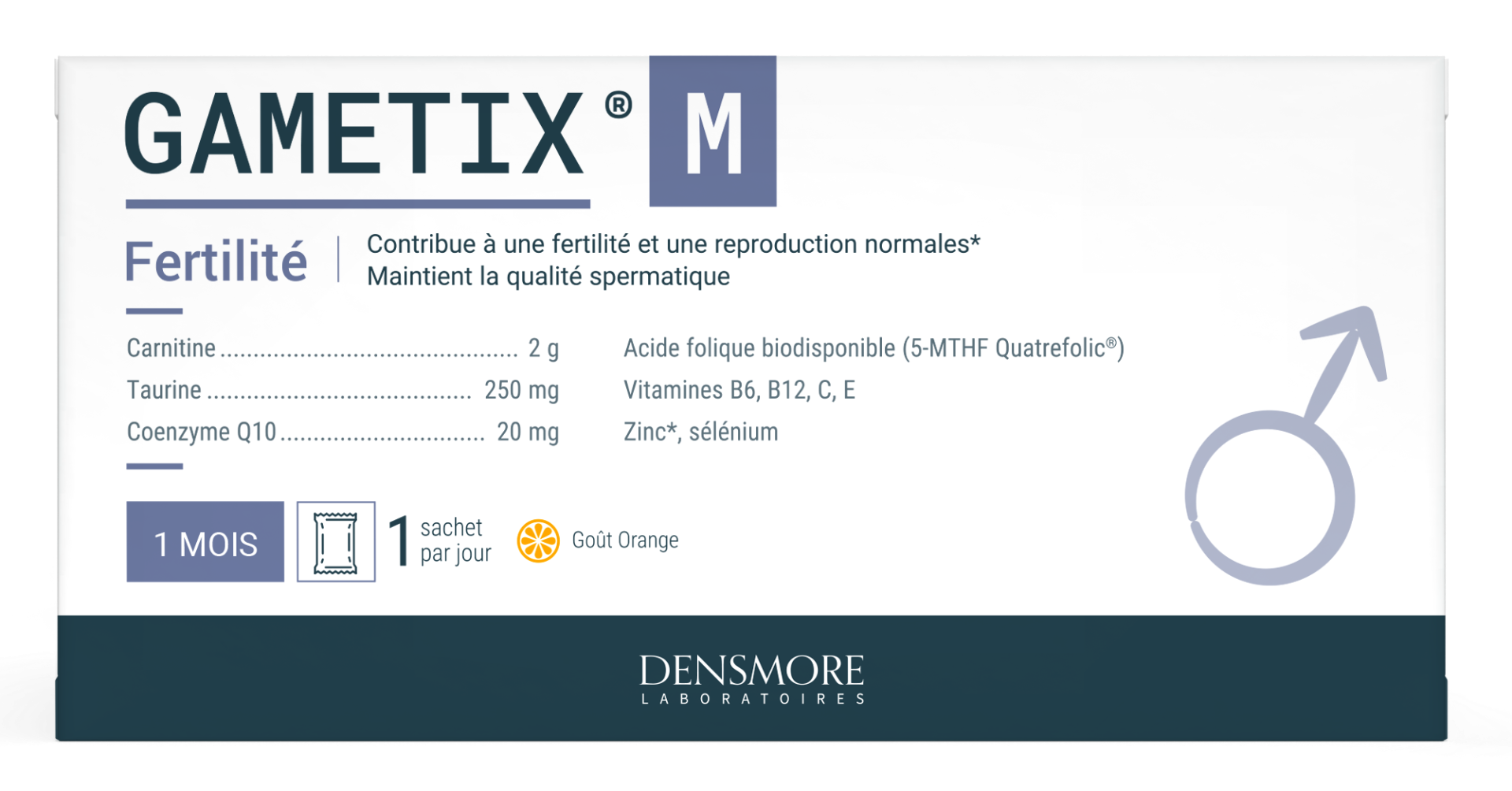 Gametix M, 30 plicuri, Densmore Laboratoires