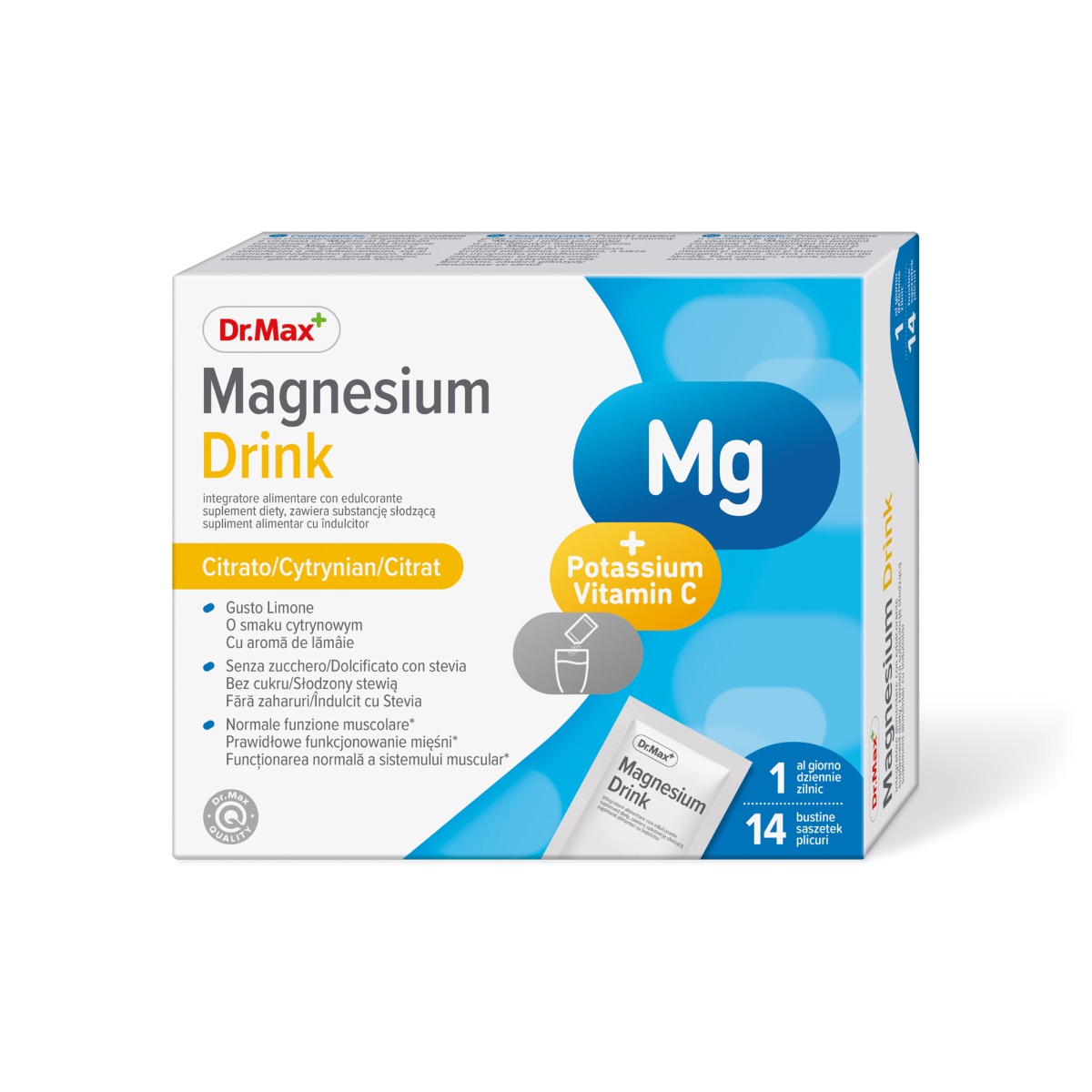 Dr. Max Magnesium Drink, 14 plicuri