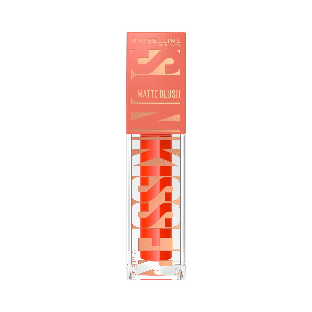 Fard de obraz cu textura lichida Sunkisser 35 Spritzy Orange, 4.7ml, Maybelline
