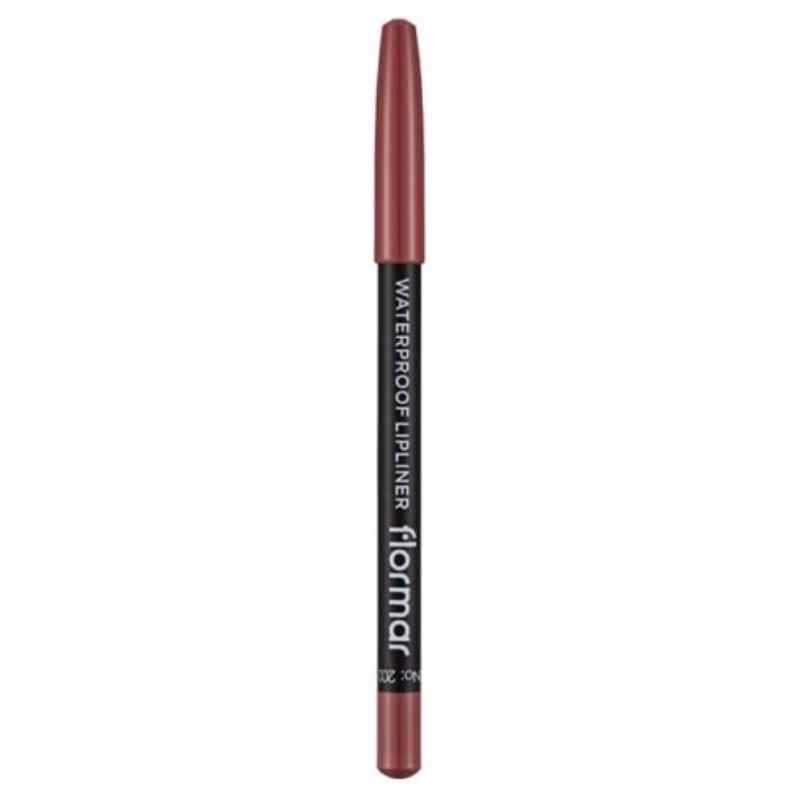 Creion de buze Waterproof No 202 Soft Pink Brown, 1.14g, Flormar