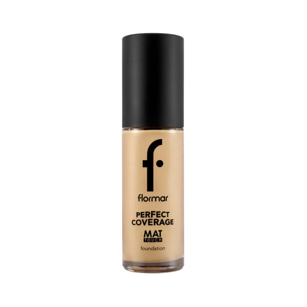 Fond de ten mat Perfect Coverage Mat Touch 305 Golden Honey, 30ml, Flormar