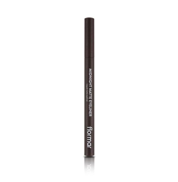 Tus de ochi Midnight Matte 02 Brown, 1.2ml, Flormar