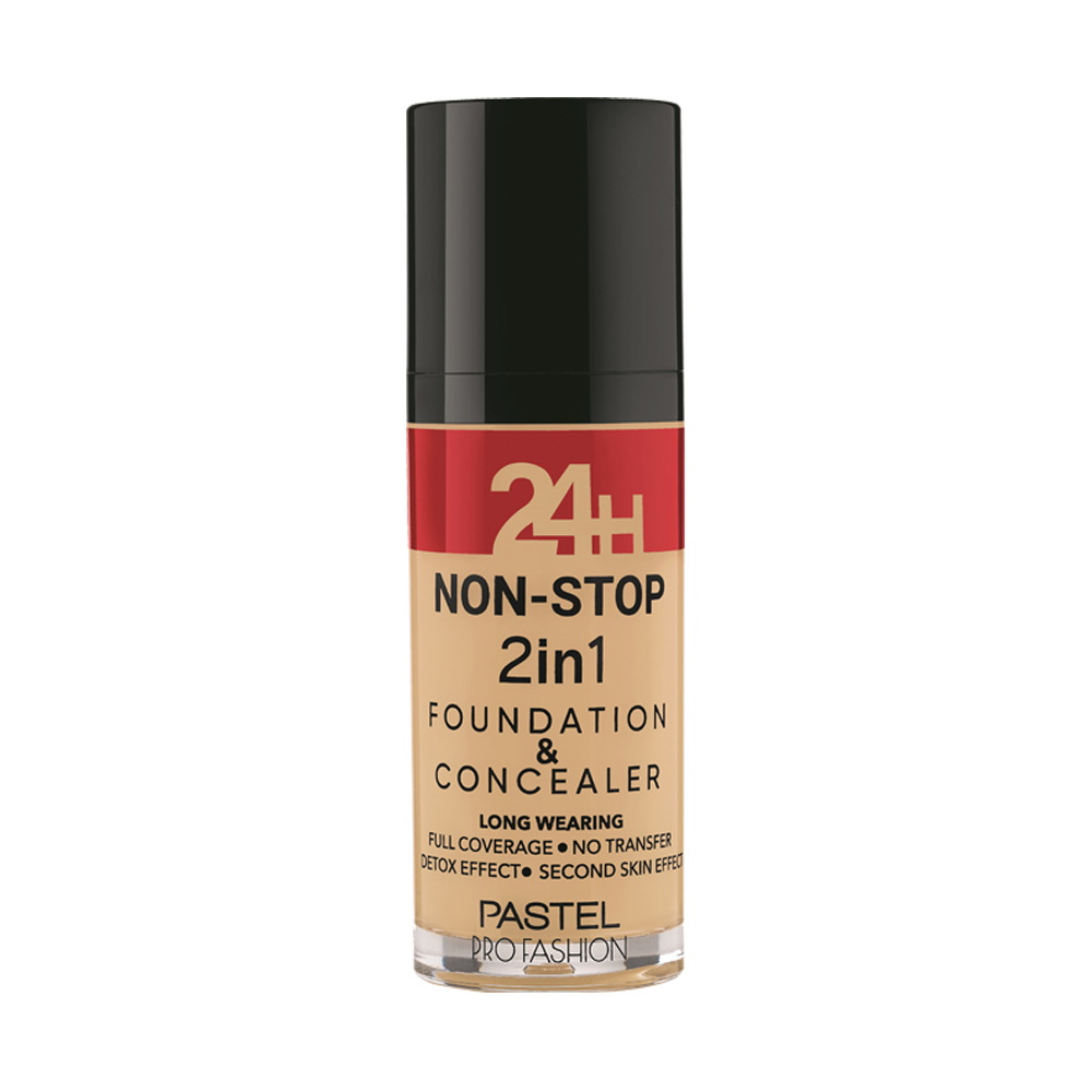 Fond de ten si corector 2in1 24h Profashion No. 604 Vanilla, 30ml, Pastel