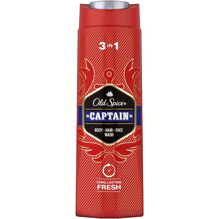 Gel de dus Captain, 400ml, Old Spice