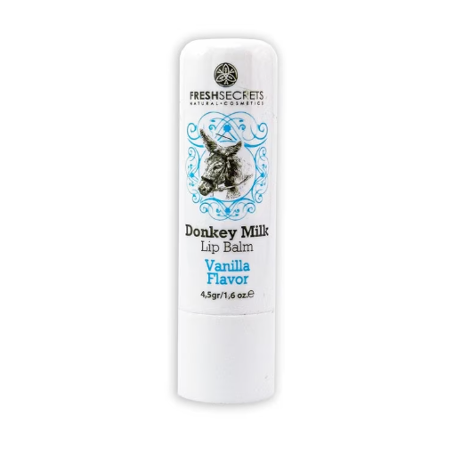 Balsam de buze cu lapte de magarita si vanilie, 4.5g, Fresh Secrets