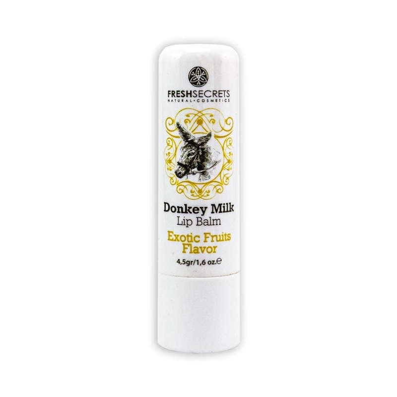 Balsam de buze cu lapte de magarita si fructe exotice SPF30, 4.5g, Fresh Secrets