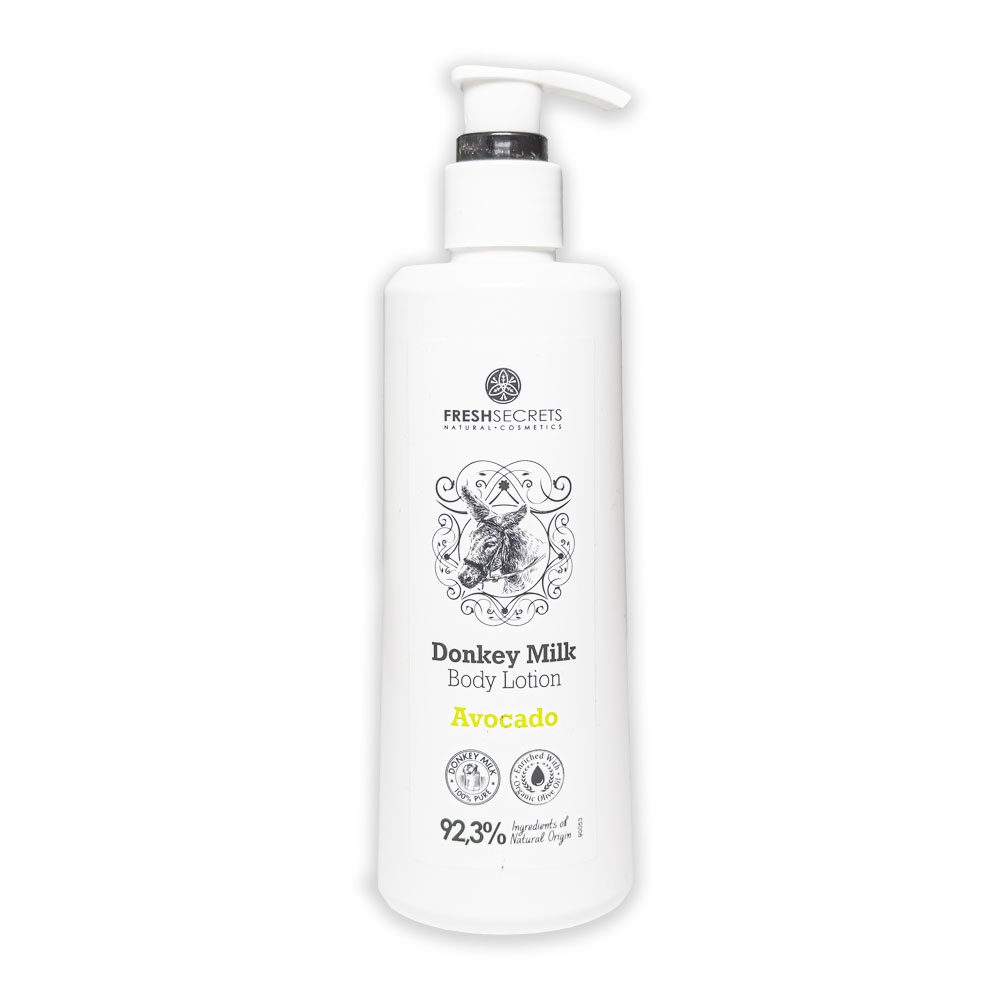 Lotiune de corp cu lapte de magarita si ulei de avocado, 200ml, Fresh Secrets