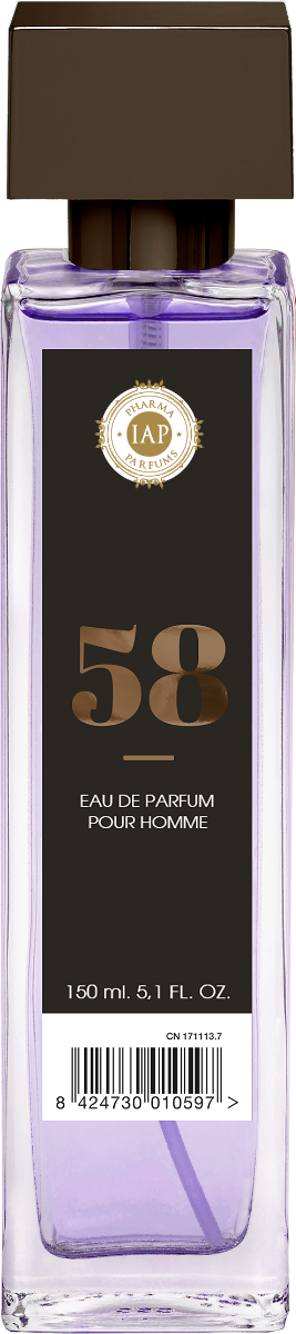 Apa de parfum pentru barbati Nr. 58, 150ml, IAP Pharma