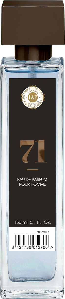 Apa de parfum pentru barbati Nr. 71, 150ml, IAP Pharma