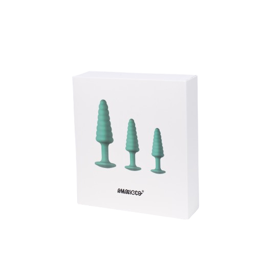 Set 4 pluguri anale cu dimensiuni diferite B-Yourself, 1 bucata, Ammicco