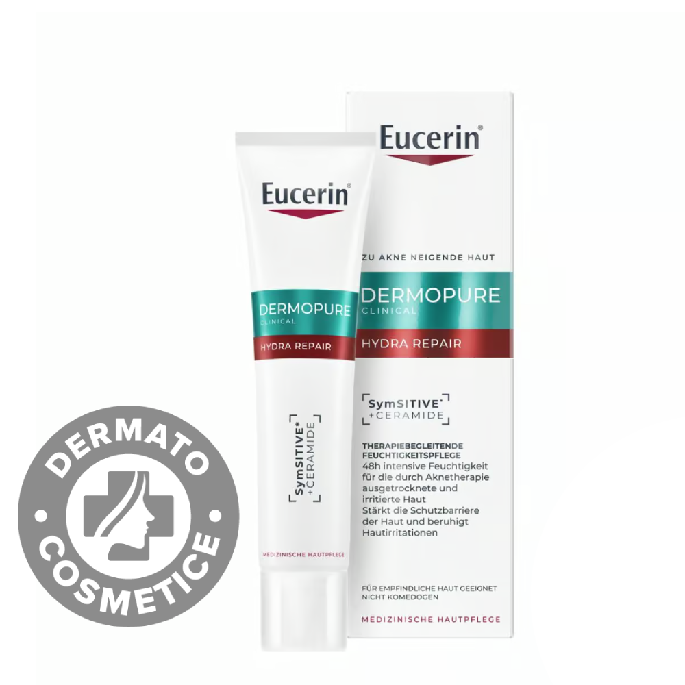Fluid hidratant pentru fata DermoPure, 40ml, Eucerin