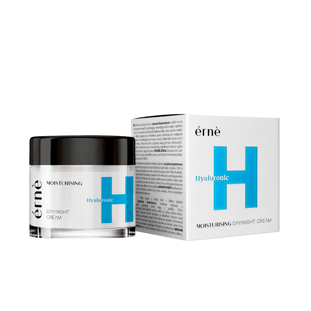 Crema de zi/noapte hidratanta pentru fata cu Acid Hialuronic, 50ml, Erne