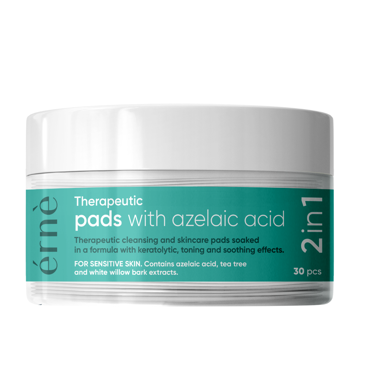 Plasturi faciali terapeutici cu Acid azelaic 2 in 1 pentru ten sensibil si irirat, 30 bucati, Erne