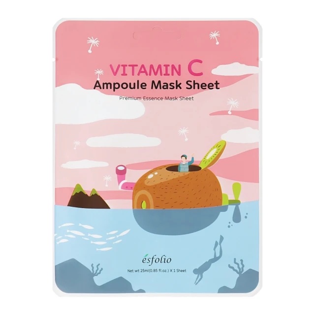 Masca pentru fata tip ser cu Vitamina C, 25ml, Esfolio