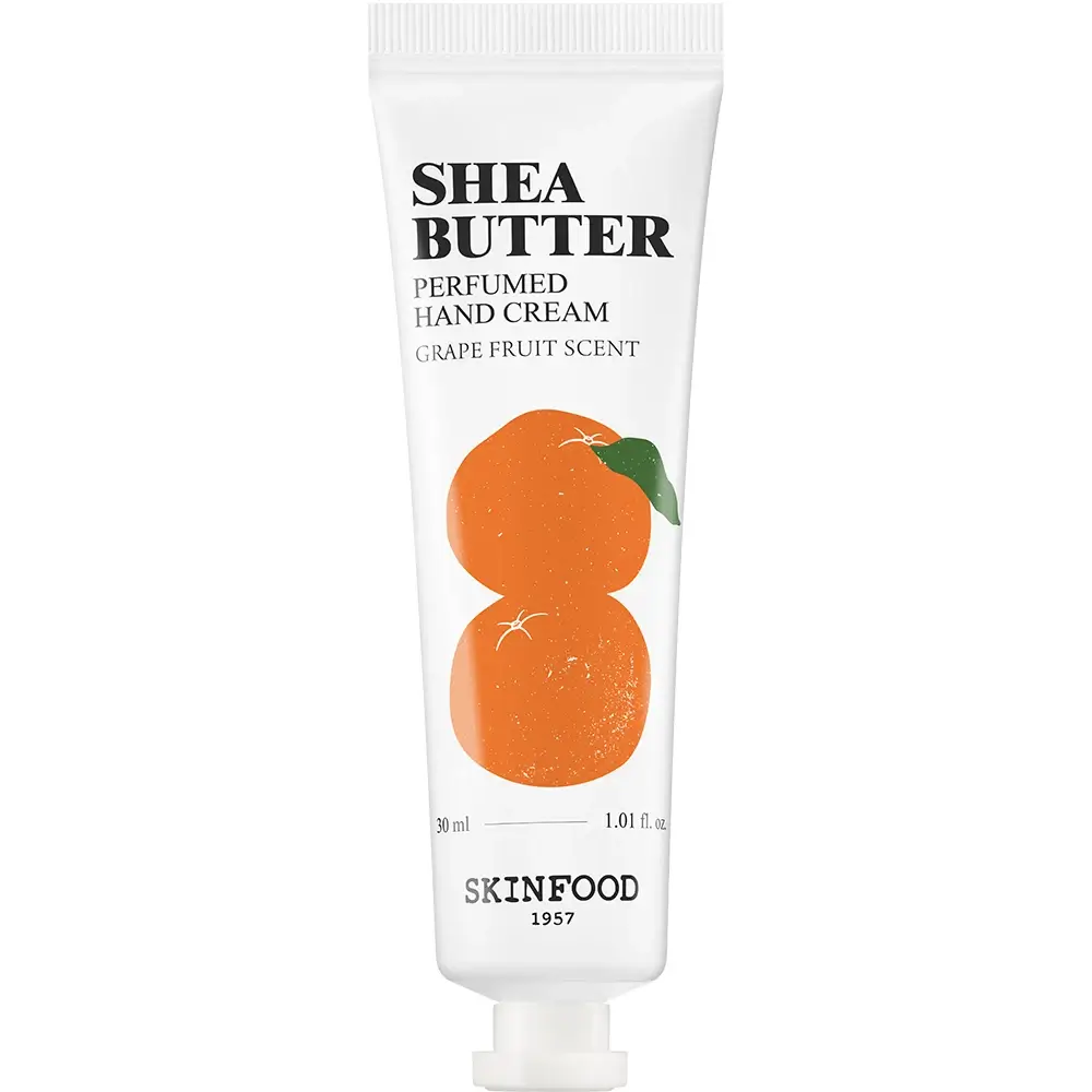 Crema de maini parfumata cu unt de shea si aroma de grapefruit, 30ml, Skinfood