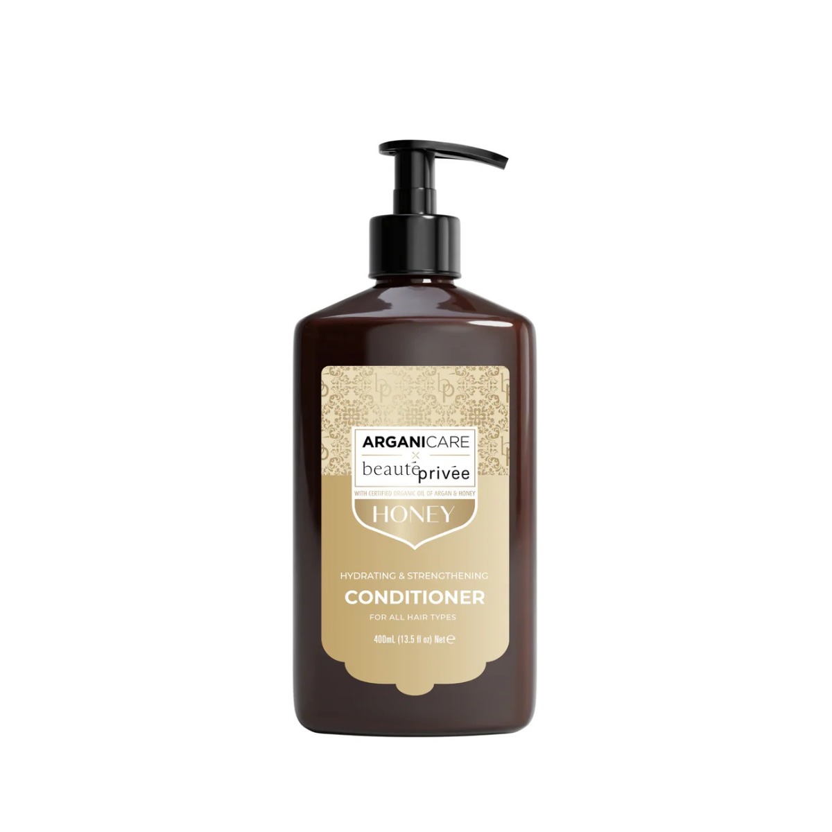 Balsam hidratant si fortifiant cu ulei de argan & miere Beaute privee, 400ml, Arganicare