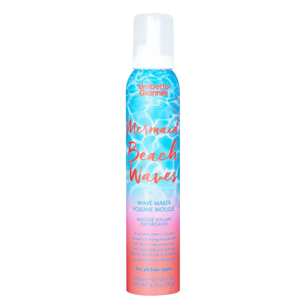 Spuma pentru volum si texturarea parului Mermaid Beach Waves, 200ml, Umberto Giannini