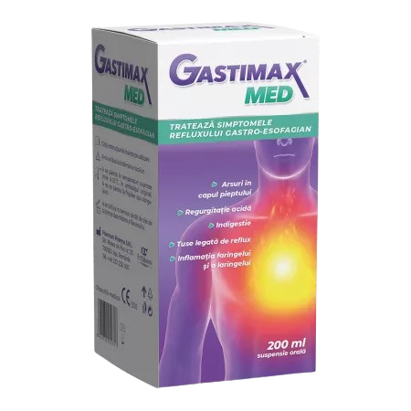 Gastimax Med suspensie orala, 200ml, Fiterman