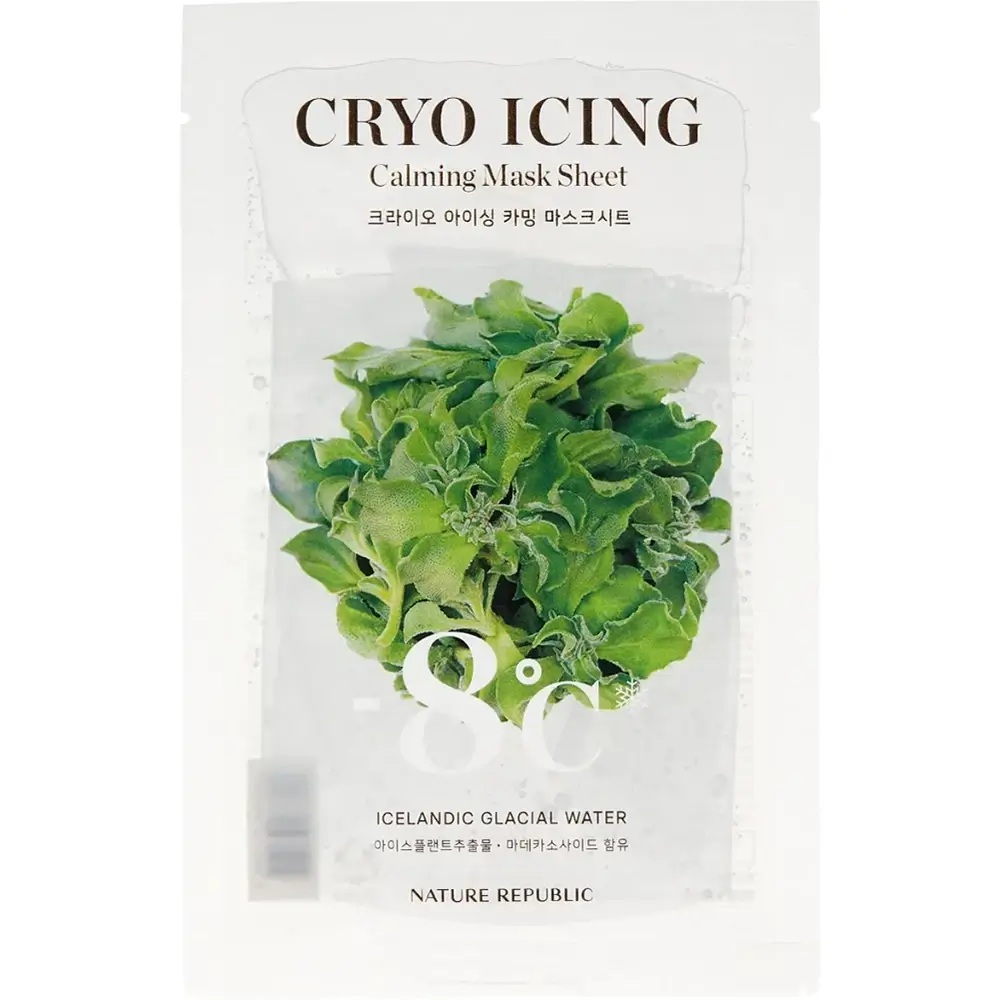 Masca pentru fata tip servetel Cryo Icing, 27ml, Nature Republic