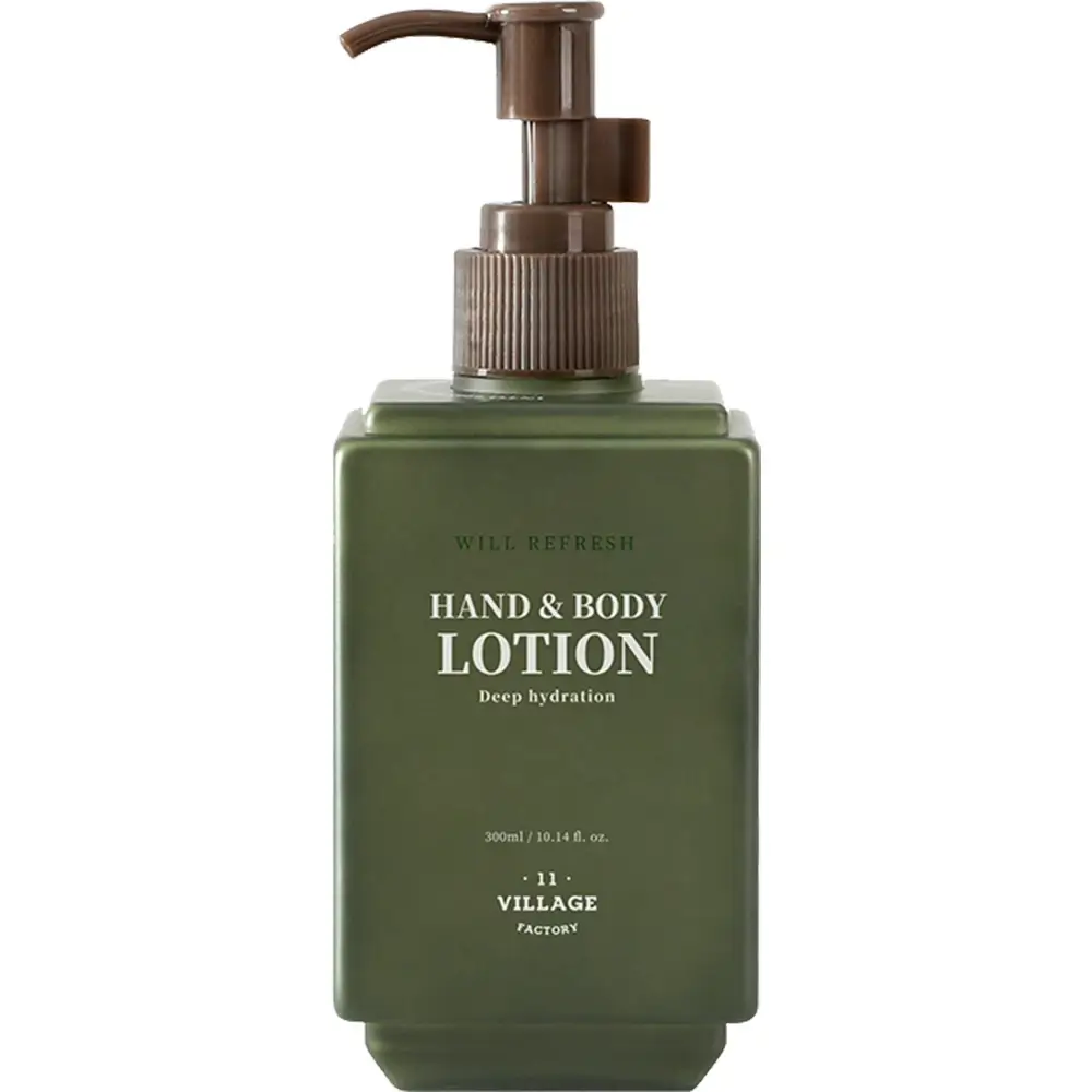 Lotiune de corp si maini hidratanta Will Refresh, 300ml, Village 11 Factory