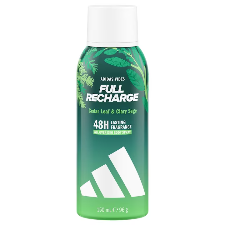 Deodorant spray Vibes Full Recharge, 150ml, Adidas