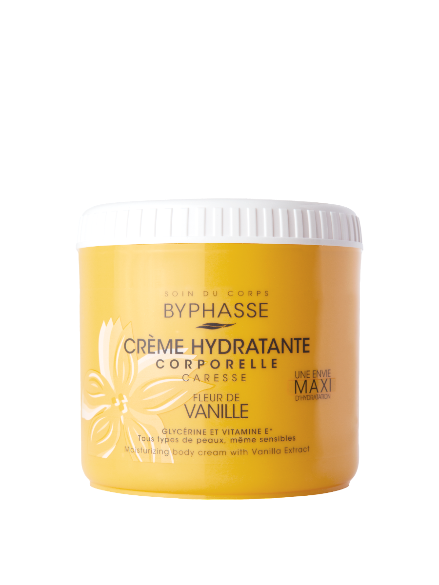 Crema de corp hidratanta cu extract de vanilie, 500ml, Byphasse