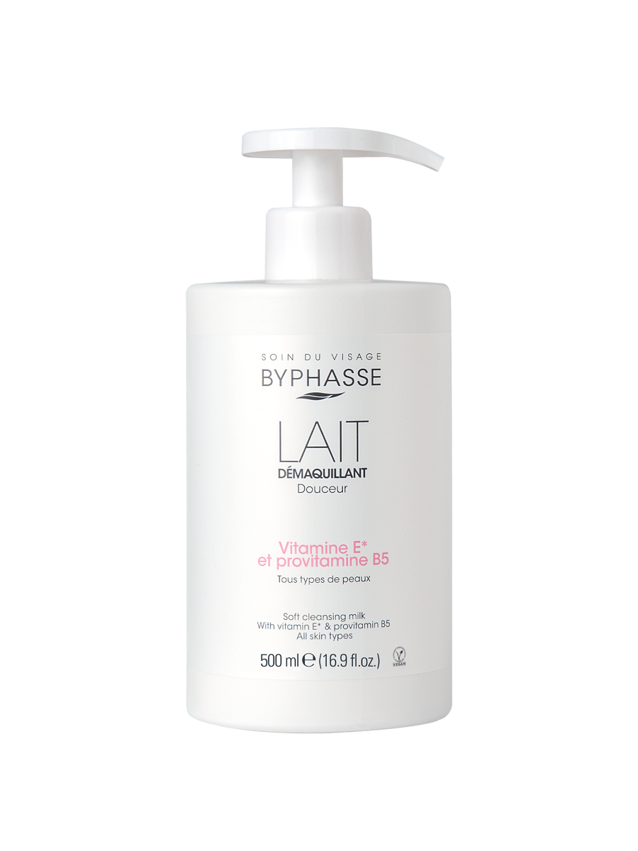 Lapte demachiant pentru toate tipurile de ten, 500ml, Byphasse