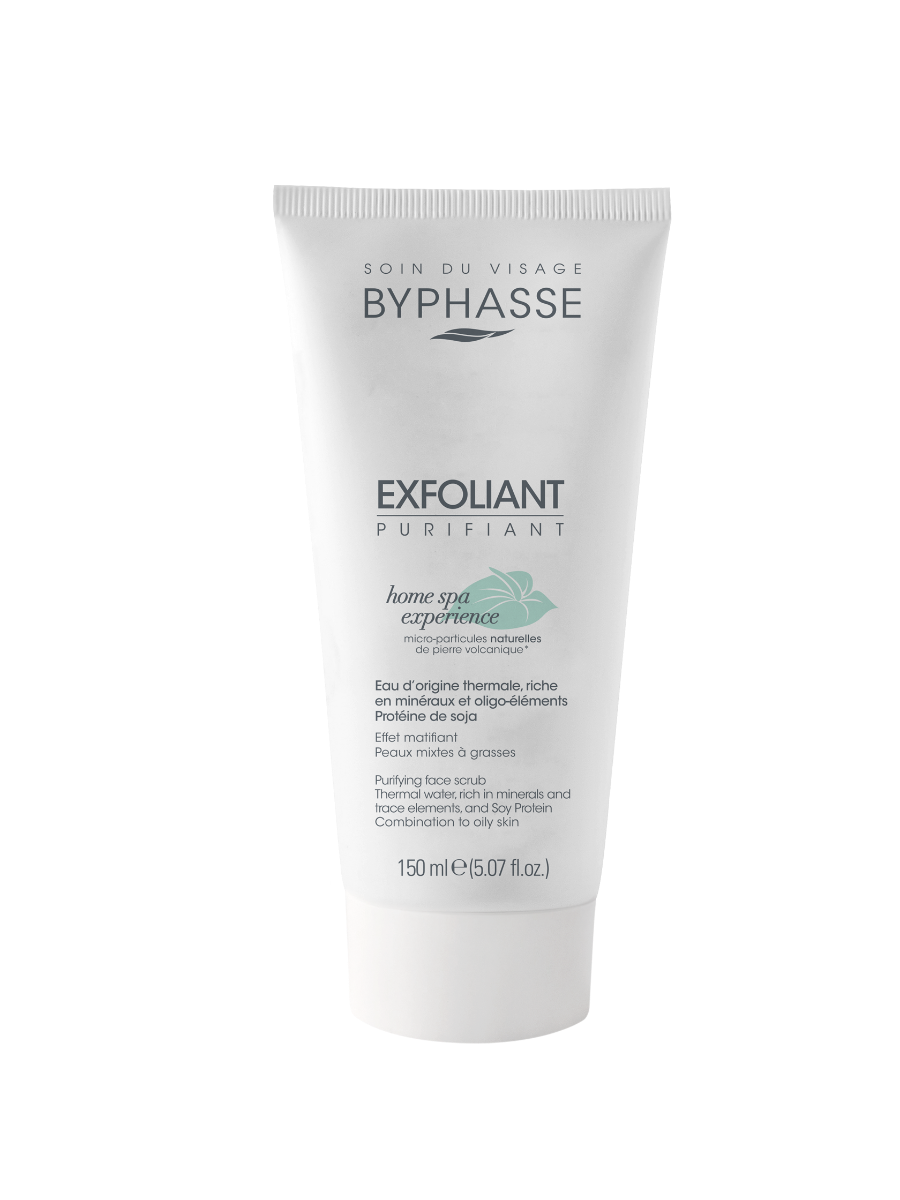 Scrub purifiant pentru ten mixt spre gras Home Spa Experience, 150ml, Byphasse