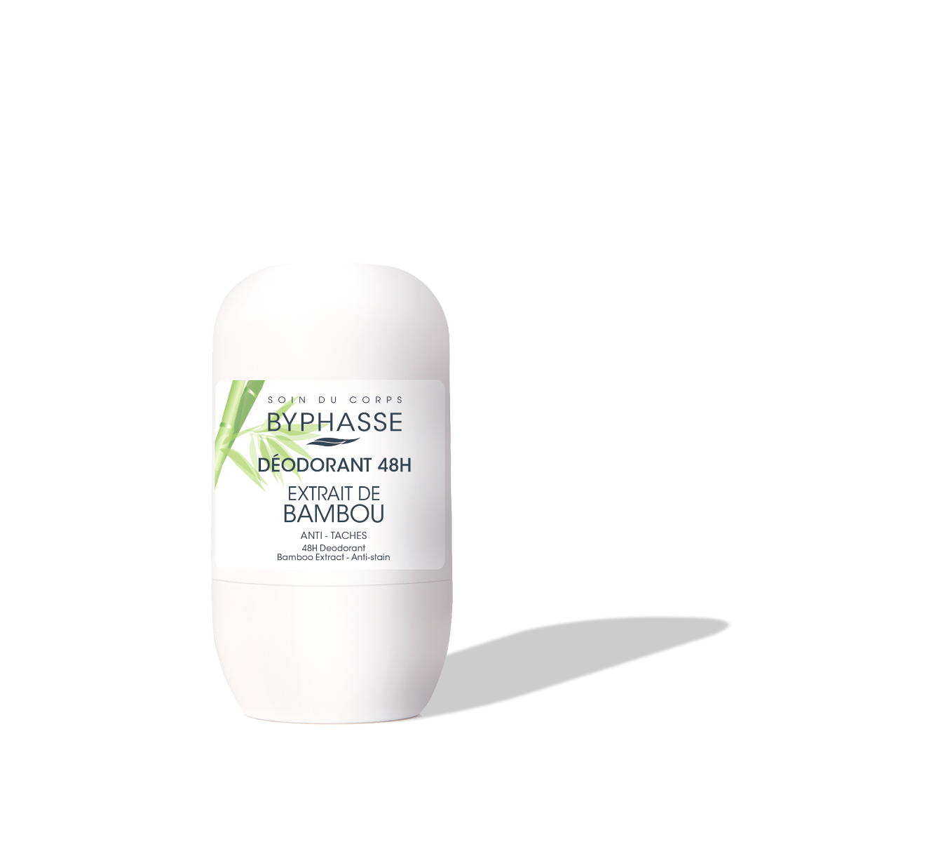 Deodorant roll-on 48h cu extract de bambus, 50ml, Byphasse
