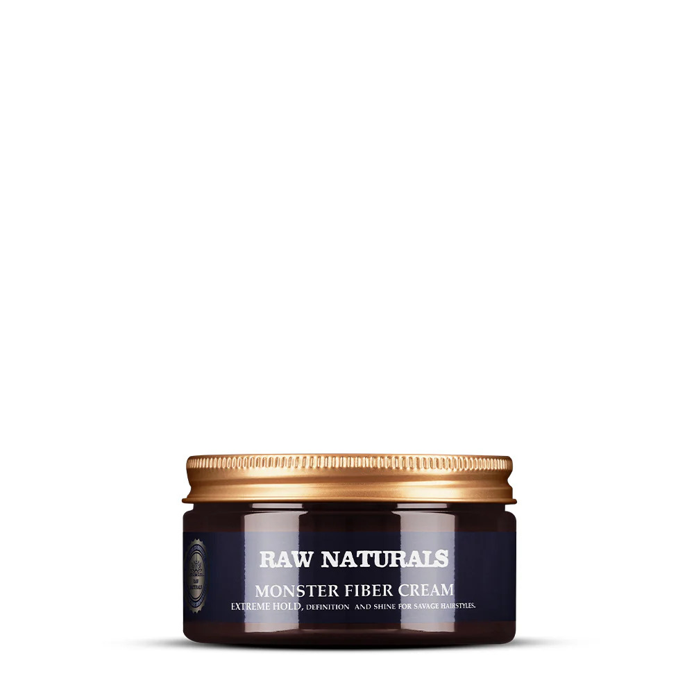 Crema de stilizare cu fixare ridicata Monster Fiber Cream, 100 ml, Raw Naturals