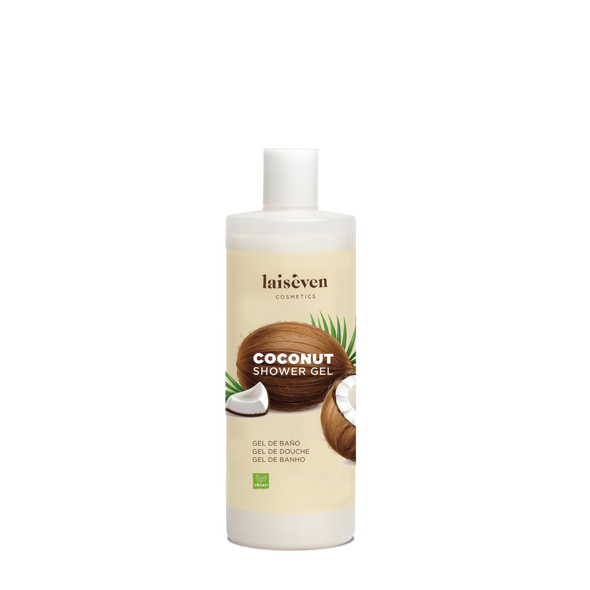 Gel de dus cu aroma exotica de cocos, 750ml, Laiseven