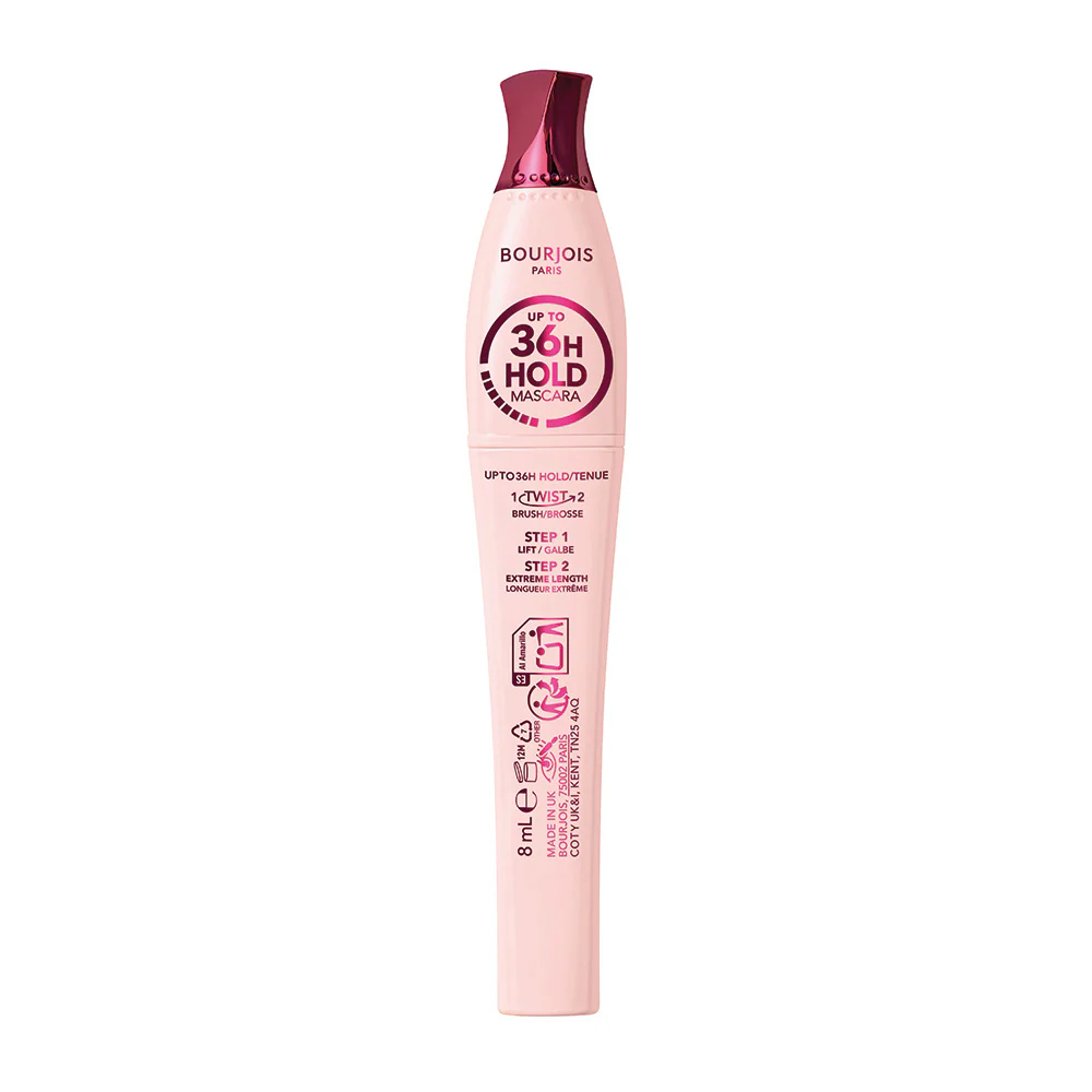Mascara cu rezistenta 36h Twist Lift & Freeze Black, 8ml, Bourjois