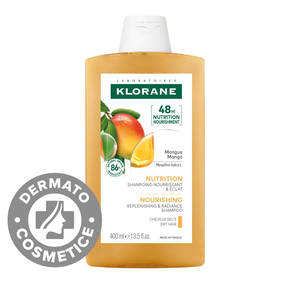 Sampon cu extract de Mango, 400ml, Klorane